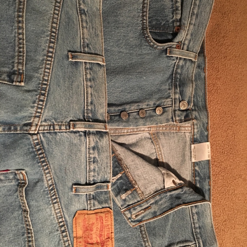 Original Levi 501 button down jeans.